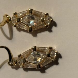 Elegant Gold and Silver Earrings